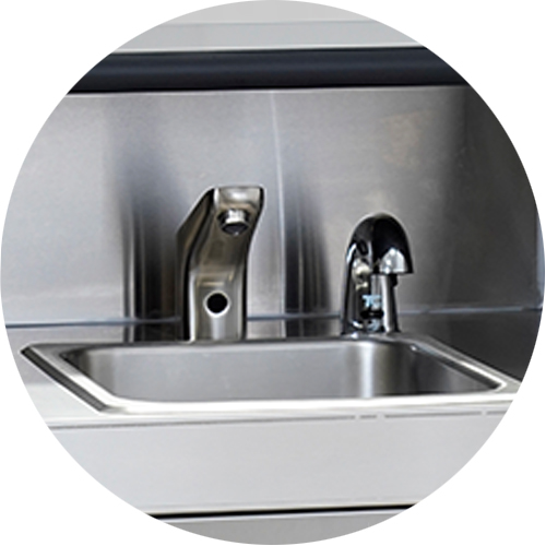 Built-In Electric Hand Sink