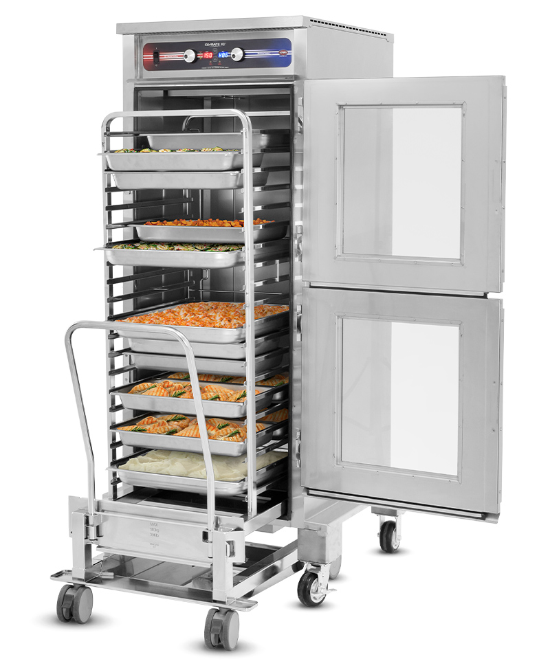 PHTT-CC-202-MW Model Shown with Optional Accessory Glass Doors and Rational Rack (Not Included)