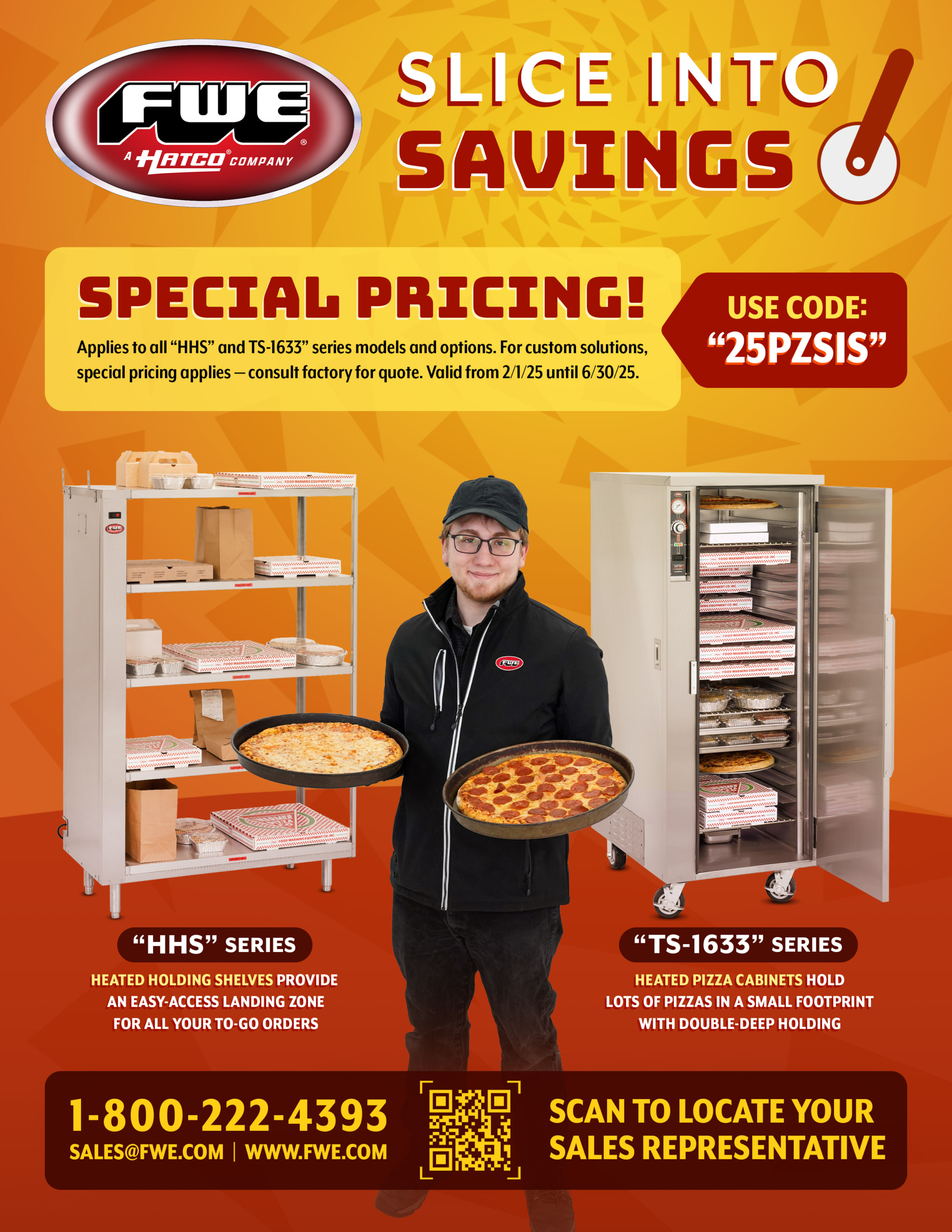 Slice into Savings! SPECIAL PRICING on "HHS" and "TS-1633" Series Models!
