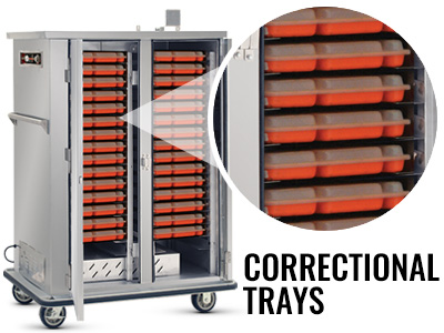 FWE's Correctional / Prison Equipment Solutions - for Correctional Trays - Model # PTS-6060 Shown